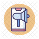 Mobile Marketing Digital Marketing Advertisement Icon