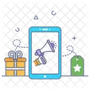 Mobile Marketing  Icon