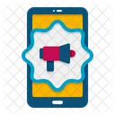 Mobile Marketing  Icon