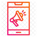Mobile Marketing  Icon