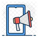 Mobile Marketing  Icon