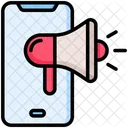 Mobile Marketing Promotion Ads Icon
