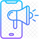 Mobile Marketing Promotion Ads Icon