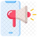 Mobile Marketing Promotion Ads Icon