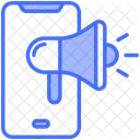 Mobile Marketing Promotion Ads Icon