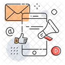 Mobile marketing  Icon