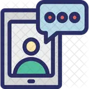 Mobile Massage Mobiles Chatten Nachricht Symbol