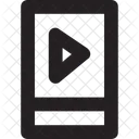 Mobile Media Video Icon
