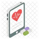 Mobile Medical App  Symbol
