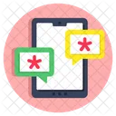 Mobile Medical Chat Medical Communication Medical Consultation Icon