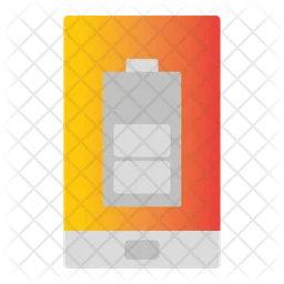 Mobile Medium Battery  Icon