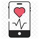 Mobile Medizinische App Mobile Gesundheitsfursorge Gesundheits App Symbol