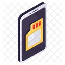 Mobile Memory Card Storage Phone Icon
