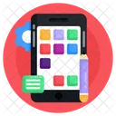 App Development Mobile Development Phone Content Icon