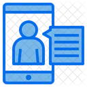 Smartphone Avatar Comunication Icon