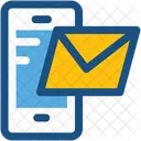 Mobile Massage Email Icon