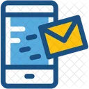 Mobile Massage Email Icon