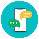 Mobile Chat Mobile Message Mobile Text Icon