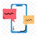Mobile Messaging Mobile Chat Online Communication Icon