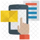 Mobile Messaging Texting Communication Icon