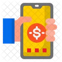 Mobile Phone Money Finance Icon