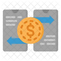 Mobile Money Exchange  Icon