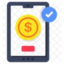 Mobile Money Smartphone Money Phone Money Icon