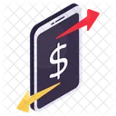 Mobile Money Transfer Mobile Investment Online Money Icon
