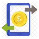Mobile Money Transfer Mobile Cash Mobile Economy Icon