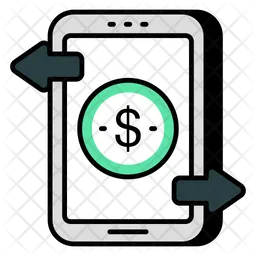 Mobile Money Transfer  Icon