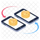 Cash Transfer Money Transfer Mobile Money Transfer Icon