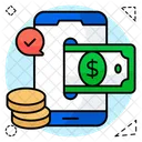 Mobile Payment Mobile Money Withdrawal Cash Withdrawal Icon