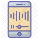 Mobile App Music Application Online Music Icon