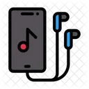 Mobile Music Earphone Music Icon
