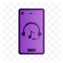 Mobile Music Phone Music Online Music Icon