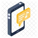 Mobile Music Music Message Phone Music Icon