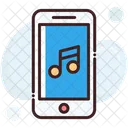 Mobile Musik Handy Musiknote Symbol