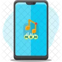 Mobile Musik Musik Gerat Symbol