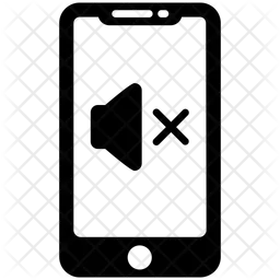 Mobile Mute  Icon