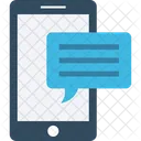 Mobile Massage Handy Chatten Symbol