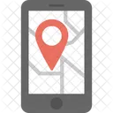 Mobile Navigation Gps Icon