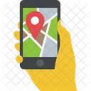 모바일 네비게이션 GPS 아이콘