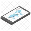 모바일 내비게이션 위치 GPS 아이콘