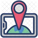 Online Location Mobile Navigation Gps Icon