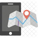 Cell Phone Location Gps Mobile Navigation Icon