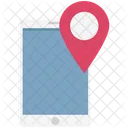 Mobile Navigation Mobile Map Location Pin Icon