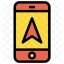 Mobile Direction Arrow Navigation Arrow Icon