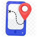 Online Tracking Mobile Navigation Mobile Gps Icon