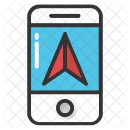 Mobile Navigation App  Icon