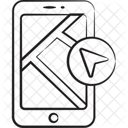 Mobile navigation app  Icon